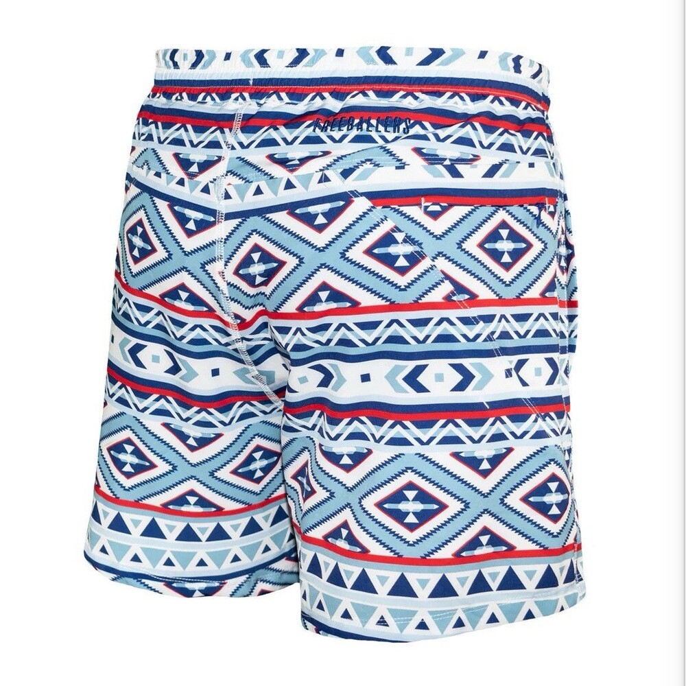 Chiefs Freeballers by Meripex Apparel Men Sz Large Blue Aztec Lined Sport Shorts - Picture 10 of 10
